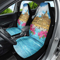 Personalized Malta Car Seat Cover Valletta Capital Maltese Cross