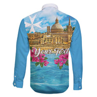 Personalized Malta Family Matching Tank Maxi Dress and Hawaiian Shirt Valletta Capital Maltese Cross