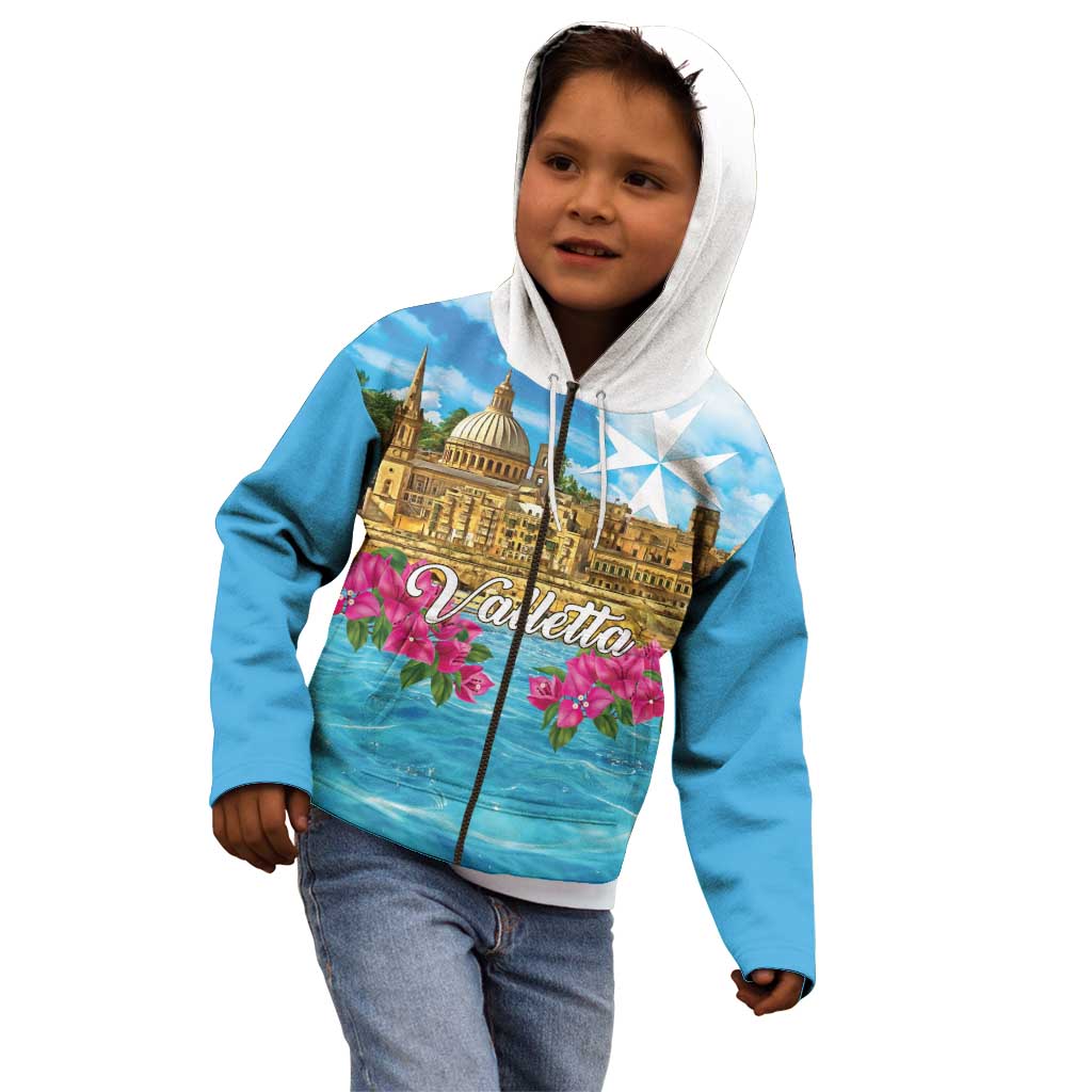 Personalized Malta Kid Hoodie Valletta Capital Maltese Cross