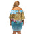 Personalized Malta Off Shoulder Short Dress Valletta Capital Maltese Cross