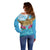 Personalized Malta Off Shoulder Sweater Valletta Capital Maltese Cross