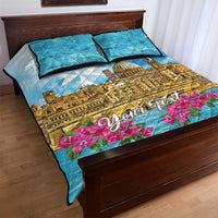 Personalized Malta Quilt Bed Set Valletta Capital Maltese Cross