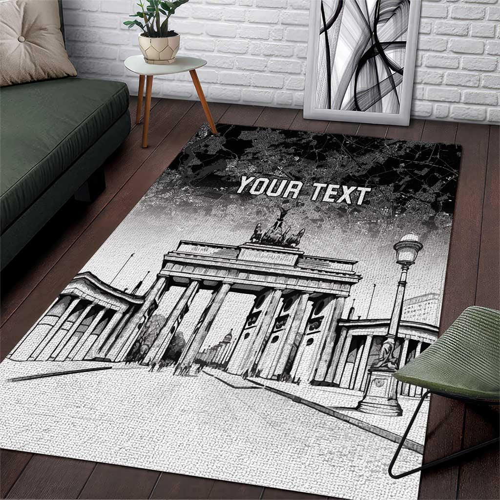 Personalized Germany Berlin Wall Area Rug Tag der Deutschen Einheit