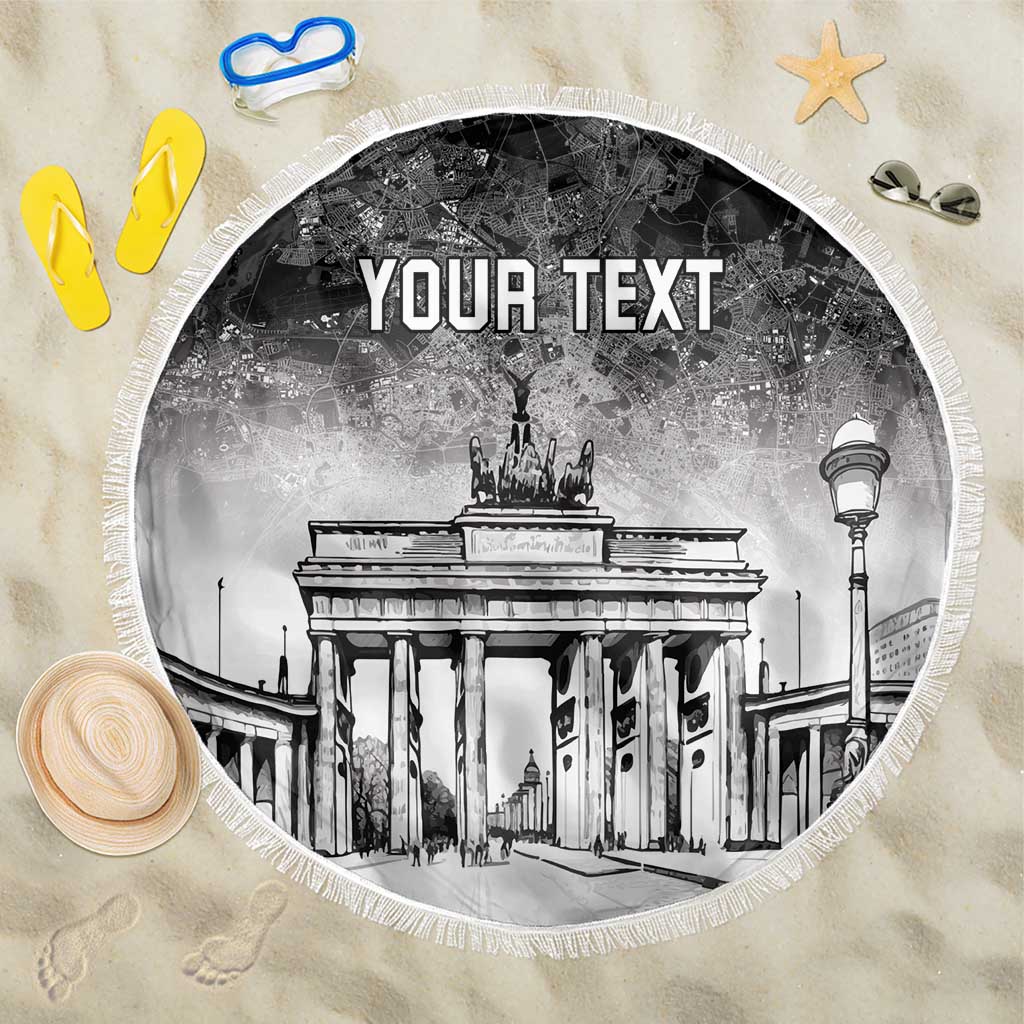 Personalized Germany Berlin Wall Beach Blanket Tag der Deutschen Einheit
