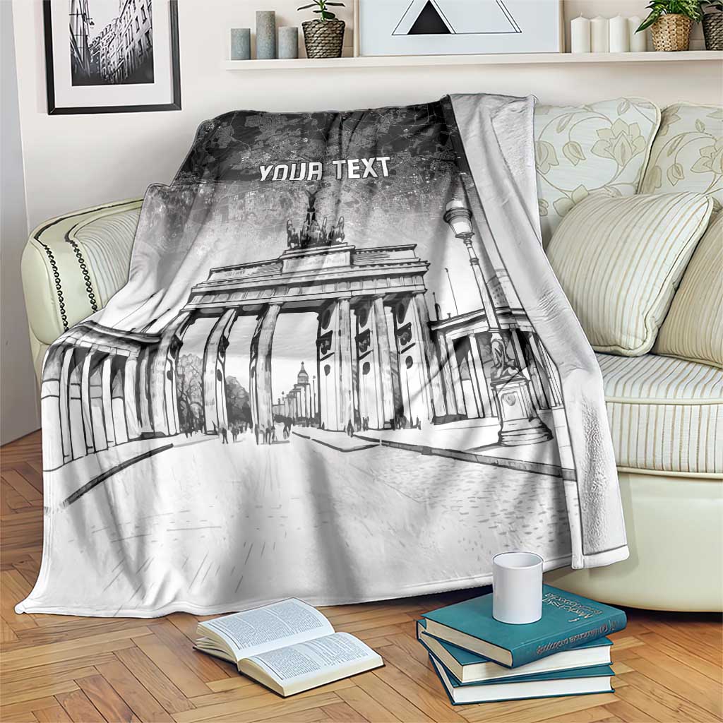 Personalized Germany Berlin Wall Blanket Tag der Deutschen Einheit