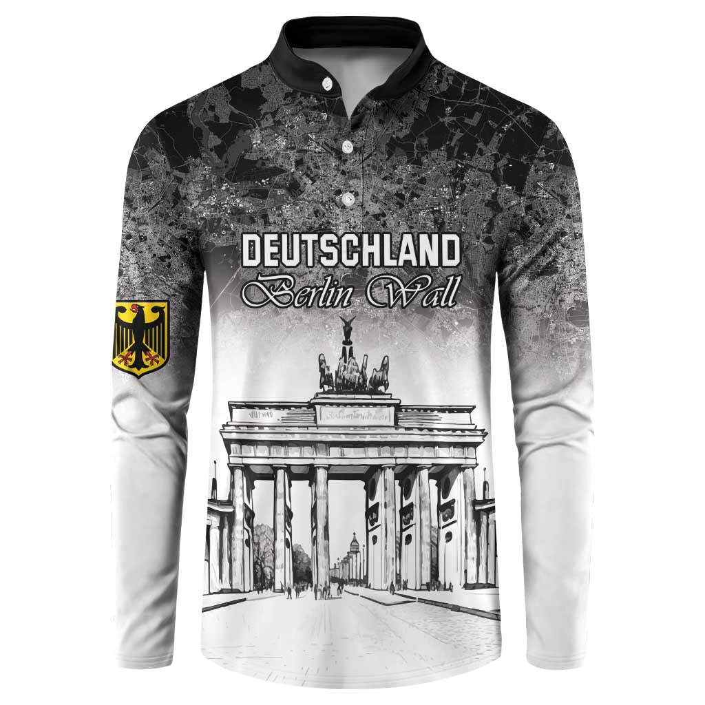 Personalized Germany Berlin Wall Button Sweatshirt Tag der Deutschen Einheit