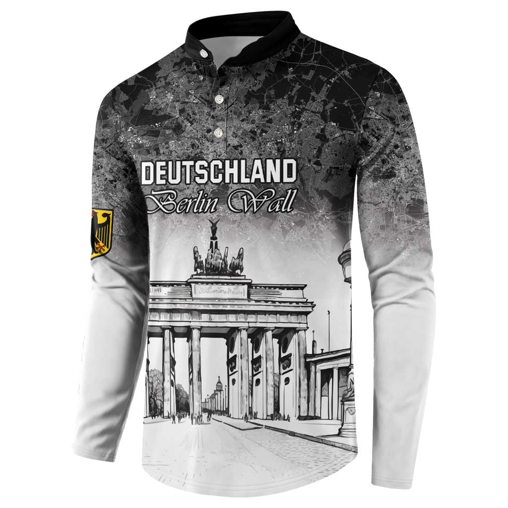 Personalized Germany Berlin Wall Button Sweatshirt Tag der Deutschen Einheit