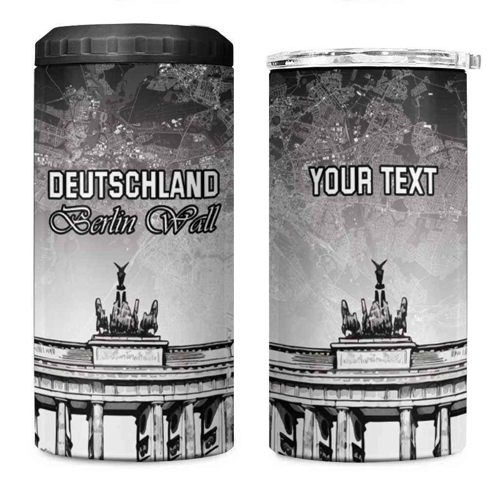 Personalized Germany Berlin Wall 4 in 1 Can Cooler Tumbler Tag der Deutschen Einheit