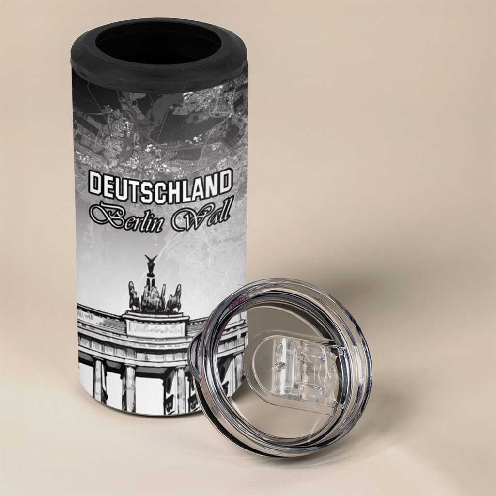 Personalized Germany Berlin Wall 4 in 1 Can Cooler Tumbler Tag der Deutschen Einheit