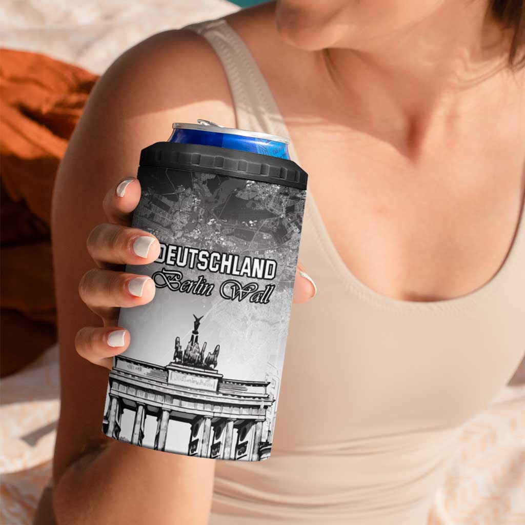 Personalized Germany Berlin Wall 4 in 1 Can Cooler Tumbler Tag der Deutschen Einheit