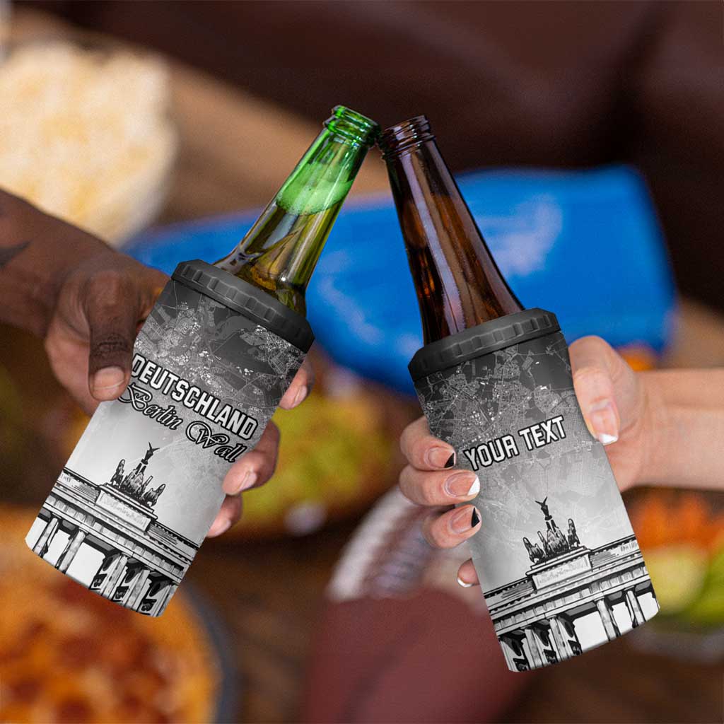 Personalized Germany Berlin Wall 4 in 1 Can Cooler Tumbler Tag der Deutschen Einheit