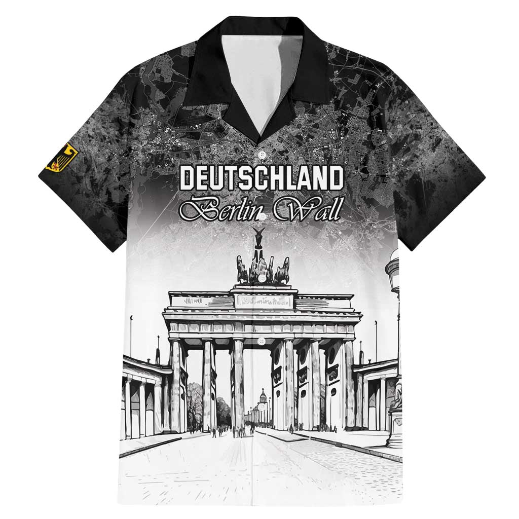Personalized Germany Berlin Wall Family Matching Mermaid Dress and Hawaiian Shirt Tag der Deutschen Einheit