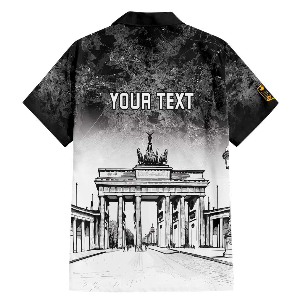 Personalized Germany Berlin Wall Family Matching Short Sleeve Bodycon Dress and Hawaiian Shirt Tag der Deutschen Einheit