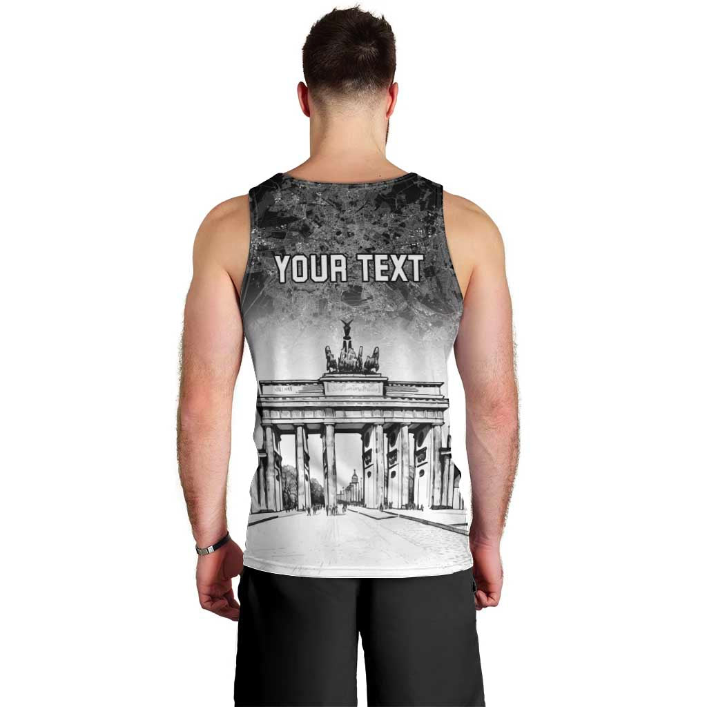 Personalized Germany Berlin Wall Men Tank Top Tag der Deutschen Einheit