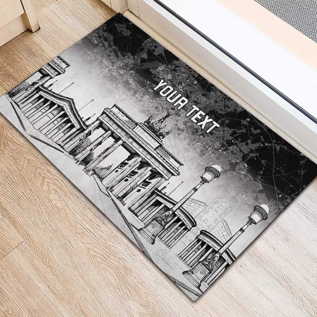 Personalized Germany Berlin Wall Rubber Doormat Tag der Deutschen Einheit