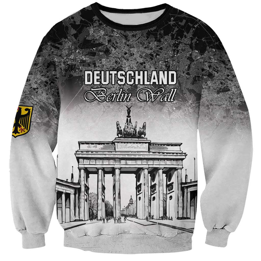 Personalized Germany Berlin Wall Sweatshirt Tag der Deutschen Einheit