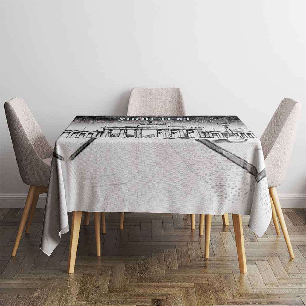 Personalized Germany Berlin Wall Tablecloth Tag der Deutschen Einheit