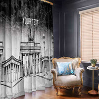 Personalized Germany Berlin Wall Window Curtain Tag der Deutschen Einheit