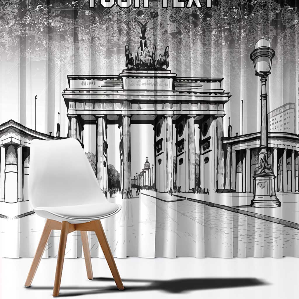 Personalized Germany Berlin Wall Window Curtain Tag der Deutschen Einheit