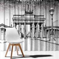 Personalized Germany Berlin Wall Window Curtain Tag der Deutschen Einheit