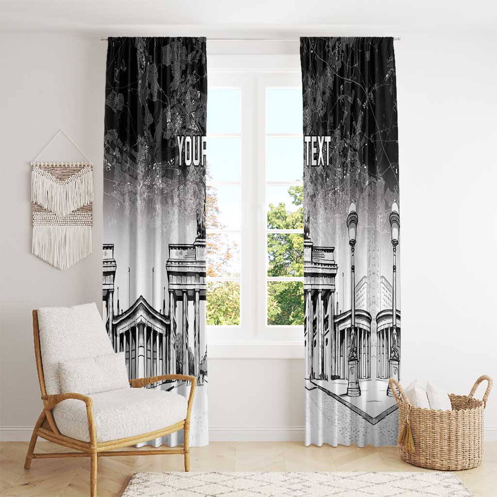 Personalized Germany Berlin Wall Window Curtain Tag der Deutschen Einheit