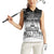 Personalized Germany Berlin Wall Women Sleeveless Polo Shirt Tag der Deutschen Einheit