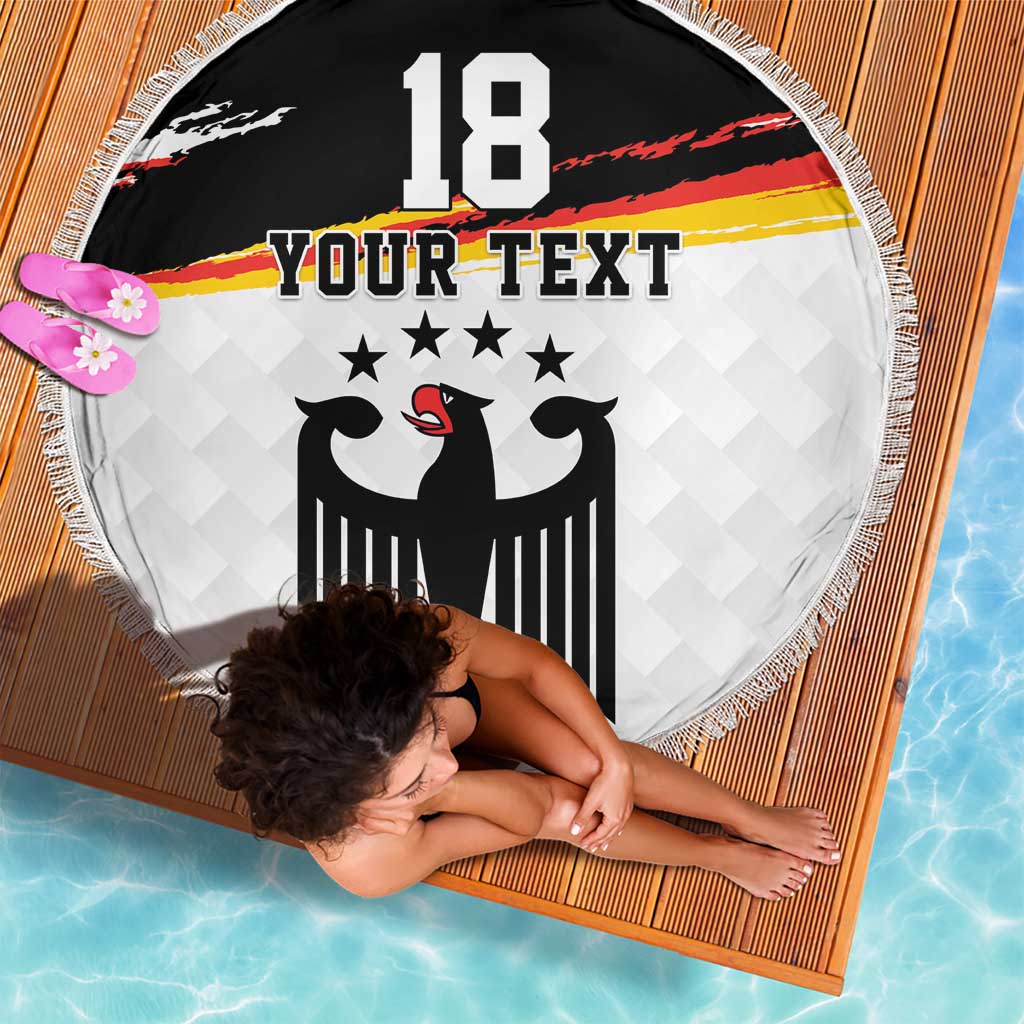 Custom Germany Football Beach Blanket Come On DFB-Team