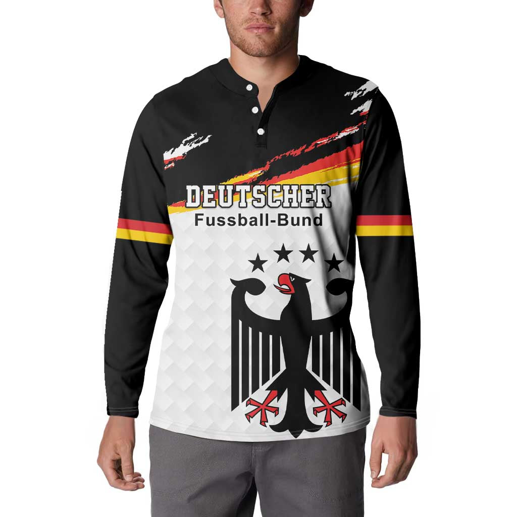 Custom Germany Football Button Sweatshirt Come On DFB-Team