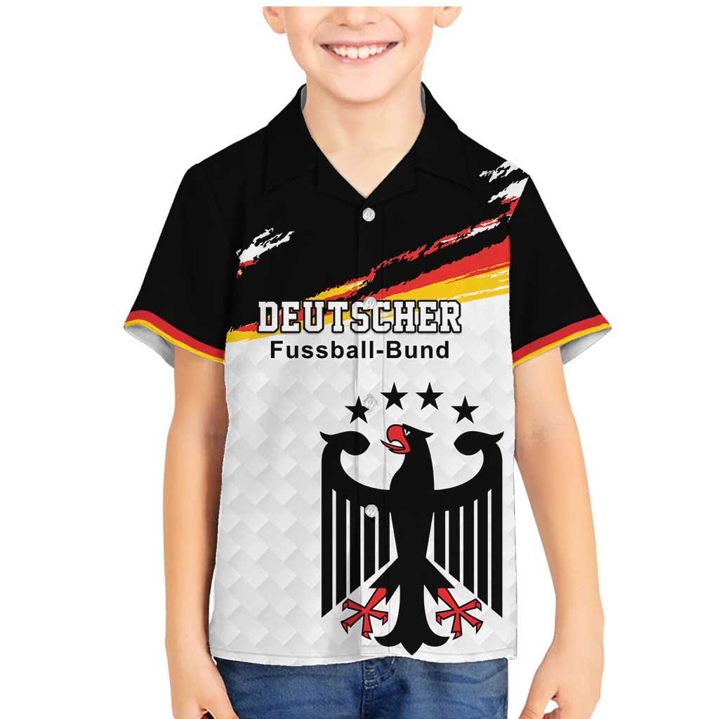Custom Germany Football Family Matching Mermaid Dress and Hawaiian Shirt Come On DFB-Team