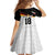 Custom Germany Football Family Matching Off The Shoulder Long Sleeve Dress and Hawaiian Shirt Come On DFB-Team
