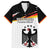 Custom Germany Football Family Matching Off The Shoulder Long Sleeve Dress and Hawaiian Shirt Come On DFB-Team