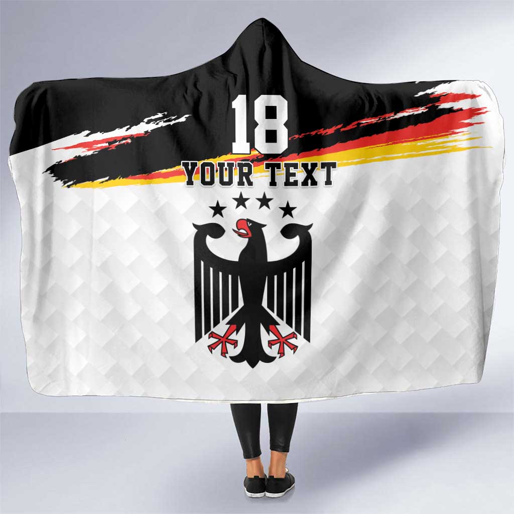 Custom Germany Football Hooded Blanket Come On DFB-Team