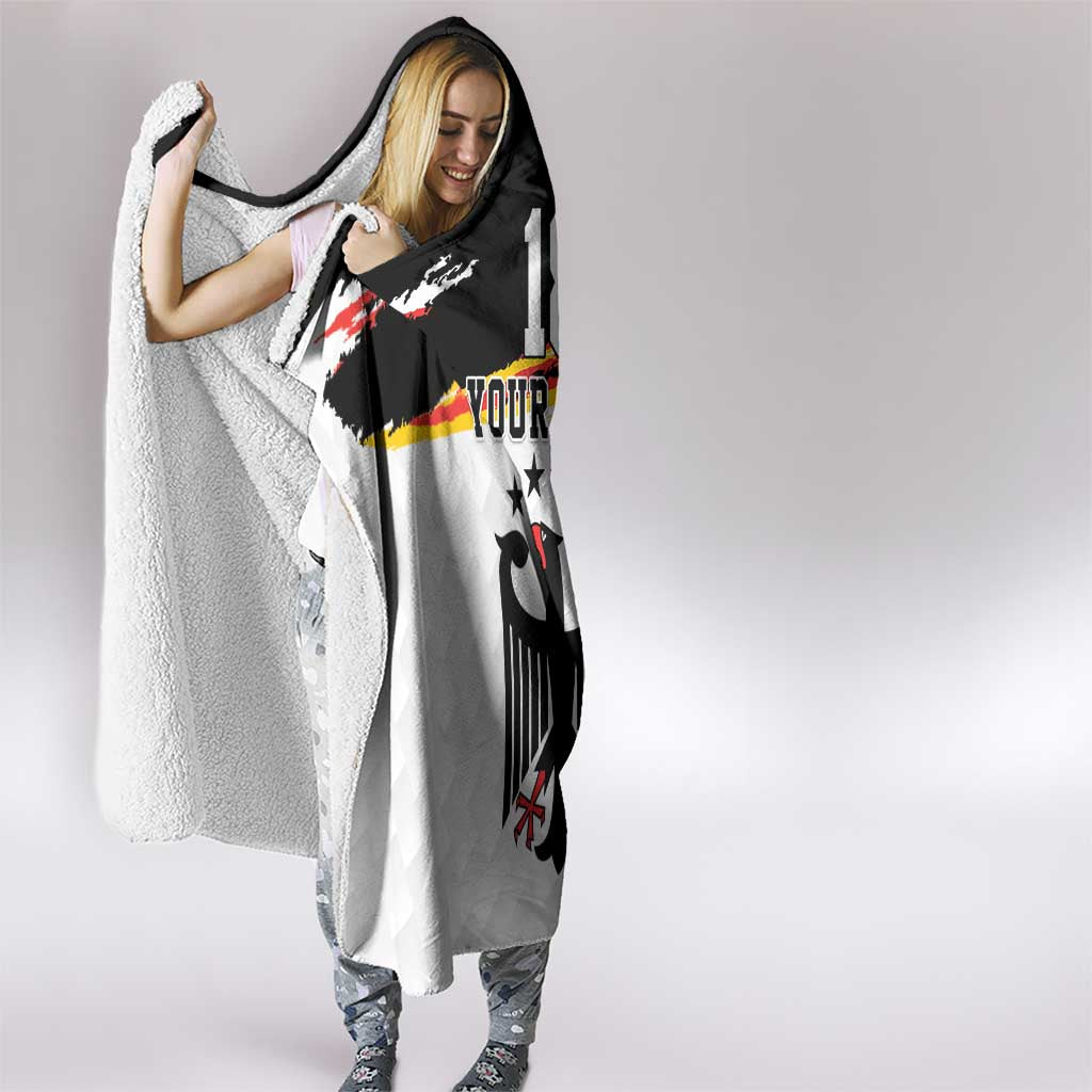 Custom Germany Football Hooded Blanket Come On DFB-Team