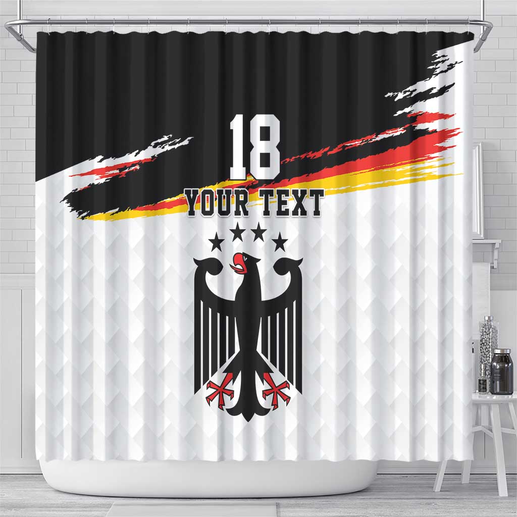 Custom Germany Football Shower Curtain Come On DFB-Team