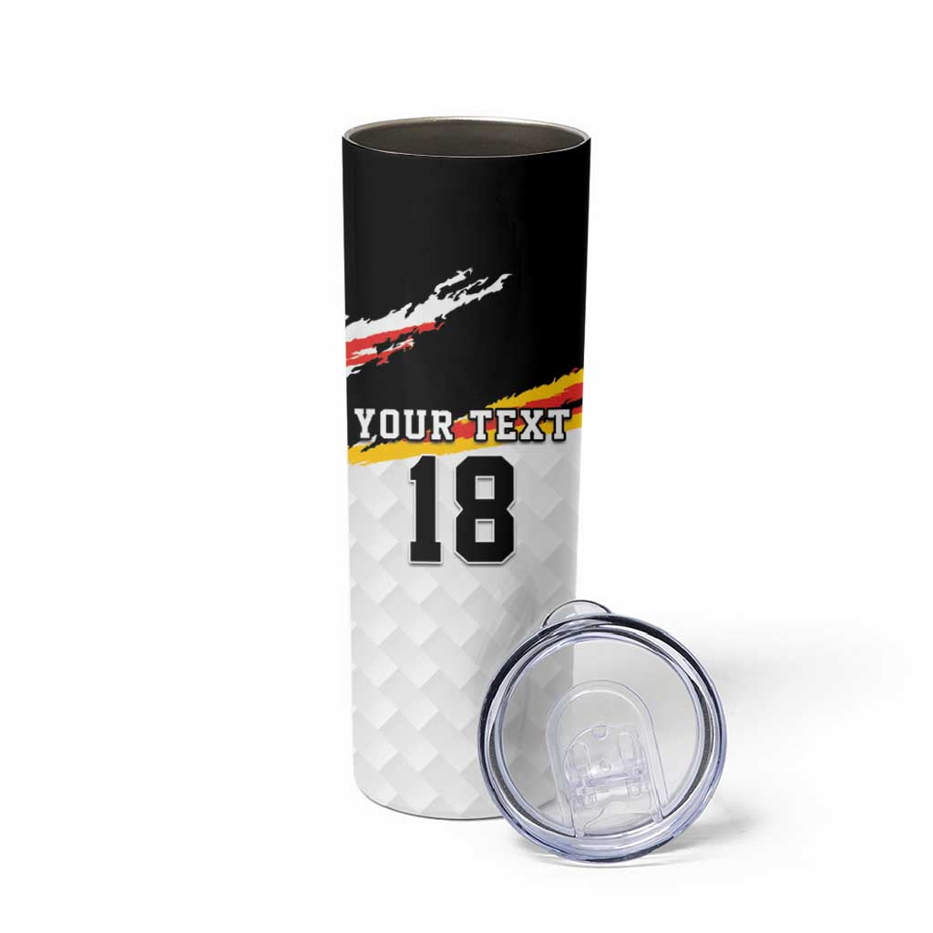 Custom Germany Football Skinny Tumbler Come On DFB-Team