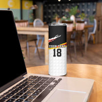 Custom Germany Football Skinny Tumbler Come On DFB-Team