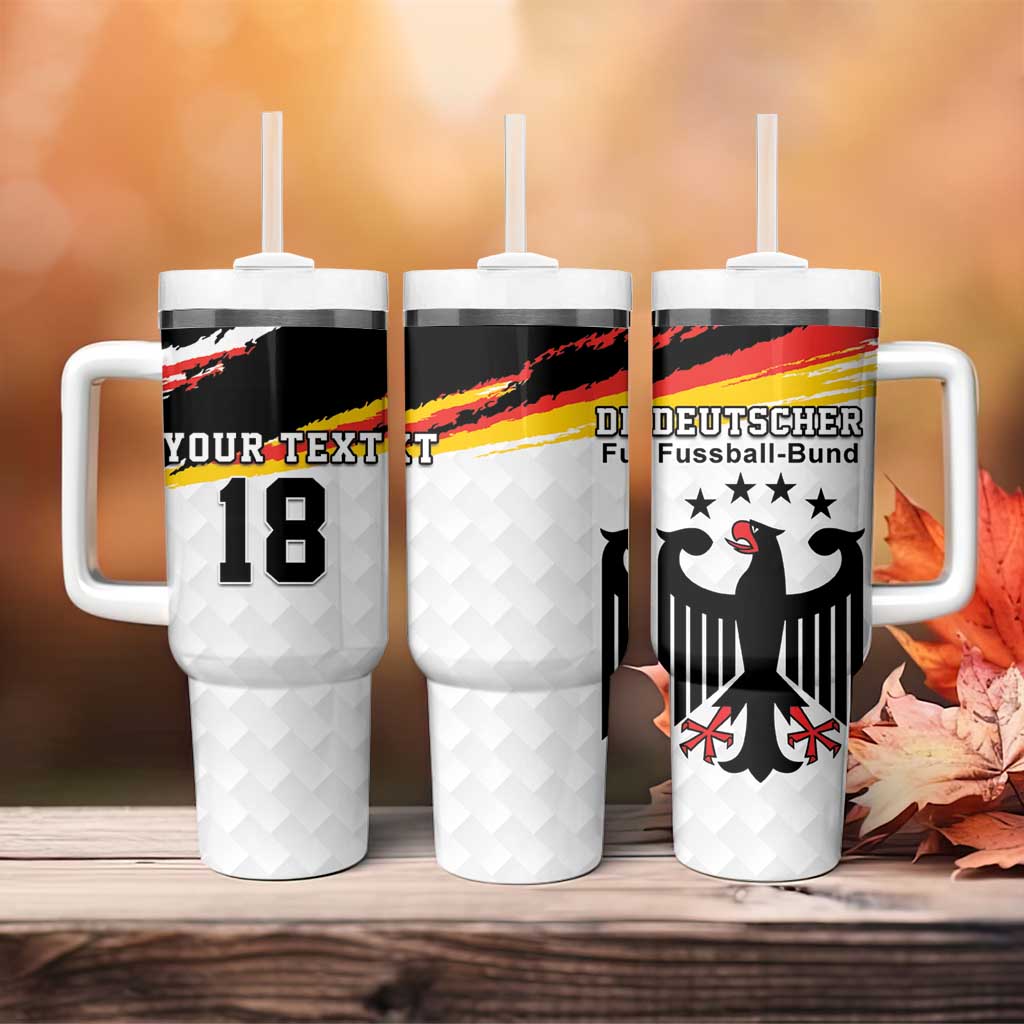 Custom Germany Football Tumbler With Handle Come On DFB-Team