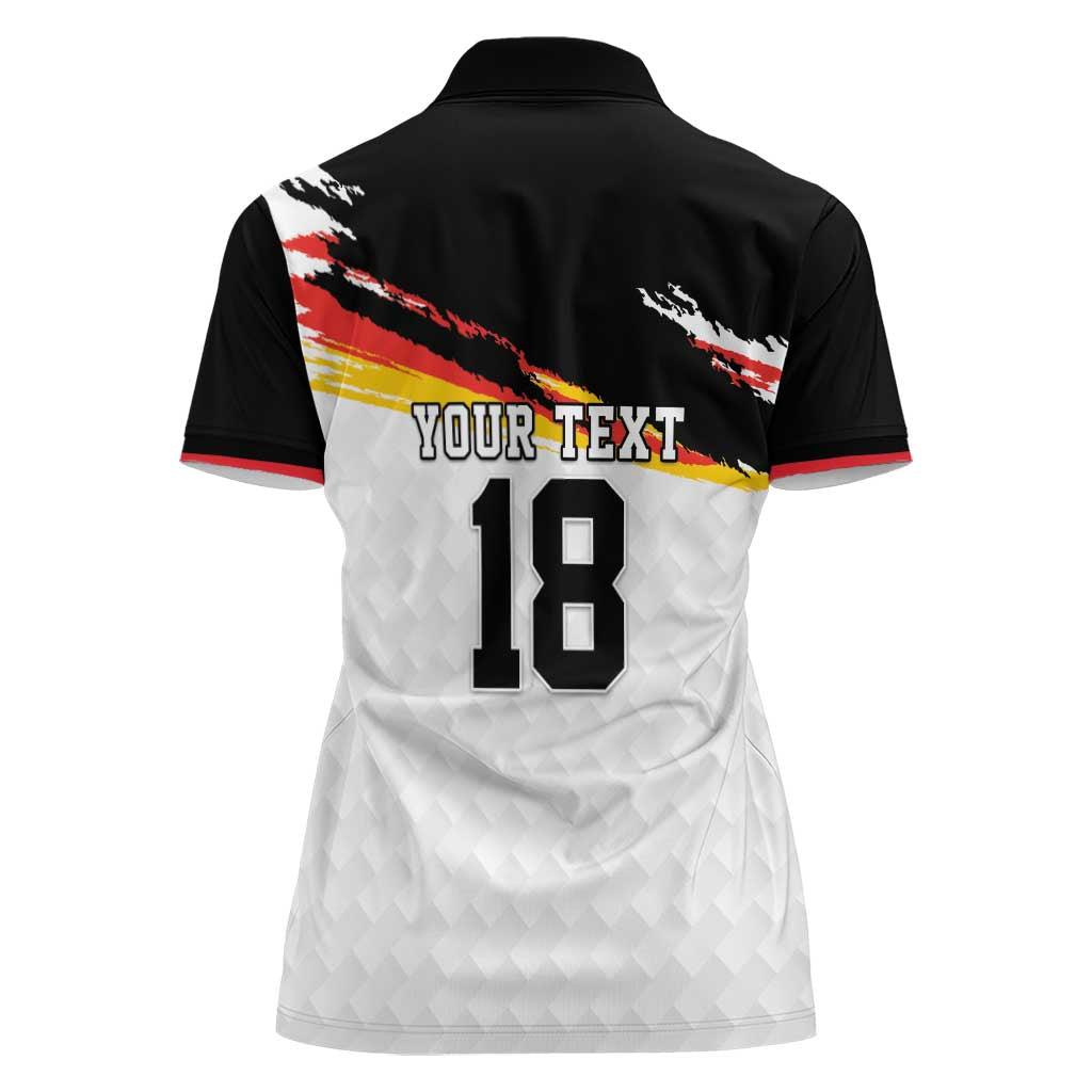 Custom Germany Football Women Polo Shirt Come On DFB-Team