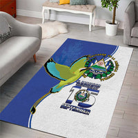 El Salvador Independence Day Area Rug Dios Union Libertad - Wonder Print Shop