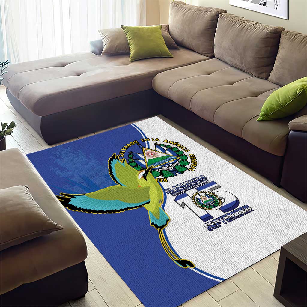 El Salvador Independence Day Area Rug Dios Union Libertad - Wonder Print Shop