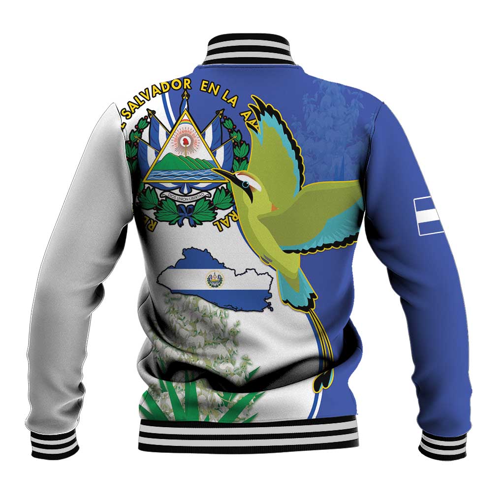 El Salvador Independence Day Baseball Jacket Dios Union Libertad - Wonder Print Shop