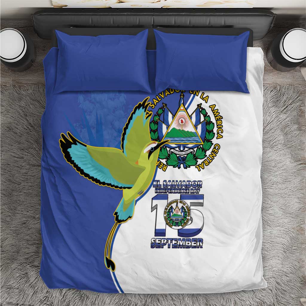 El Salvador Independence Day Bedding Set Dios Union Libertad - Wonder Print Shop