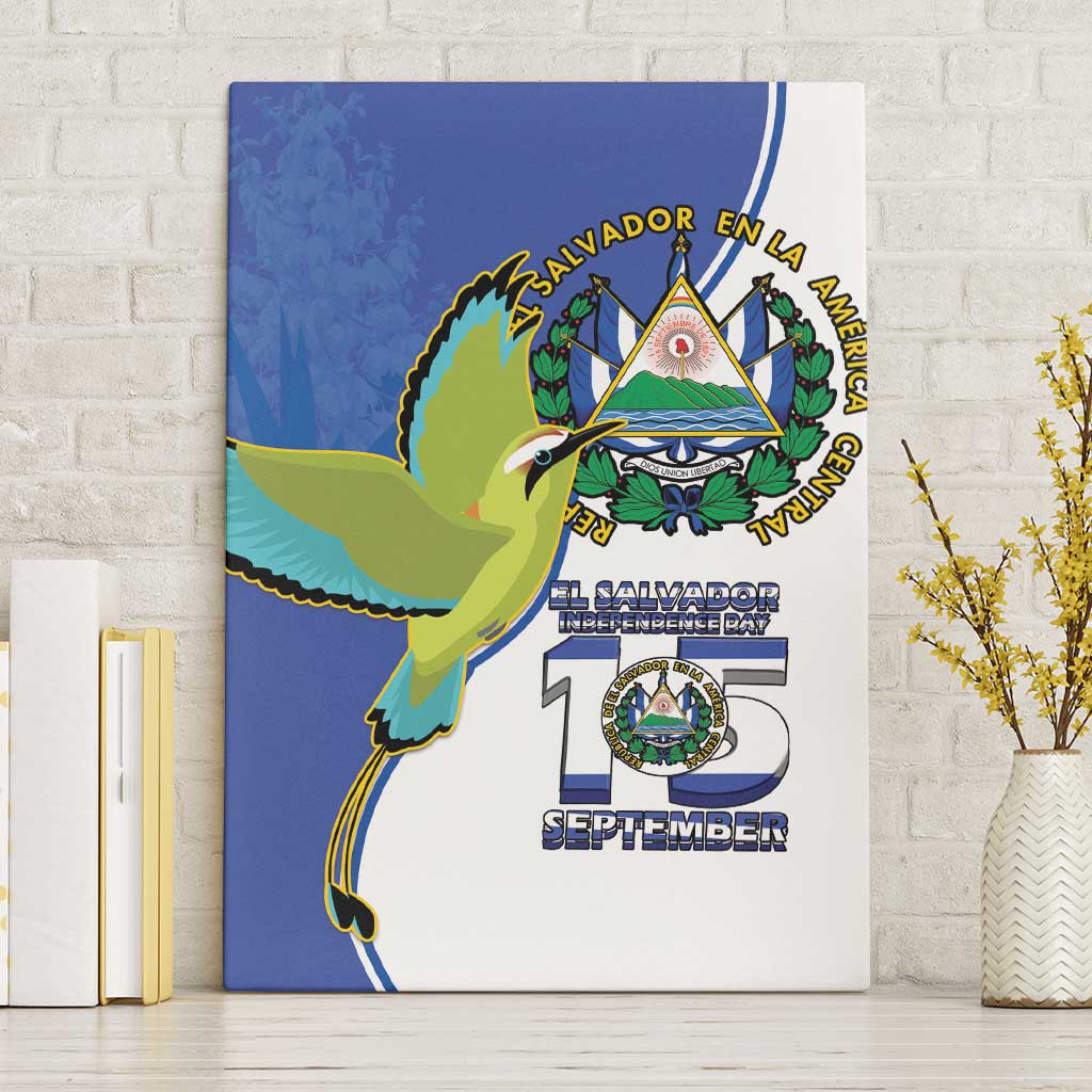 El Salvador Independence Day Canvas Wall Art Dios Union Libertad - Wonder Print Shop