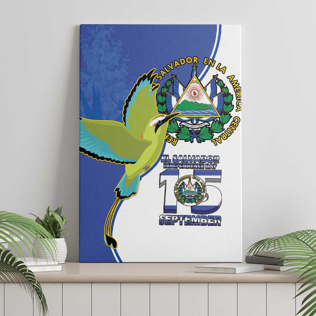 El Salvador Independence Day Canvas Wall Art Dios Union Libertad - Wonder Print Shop
