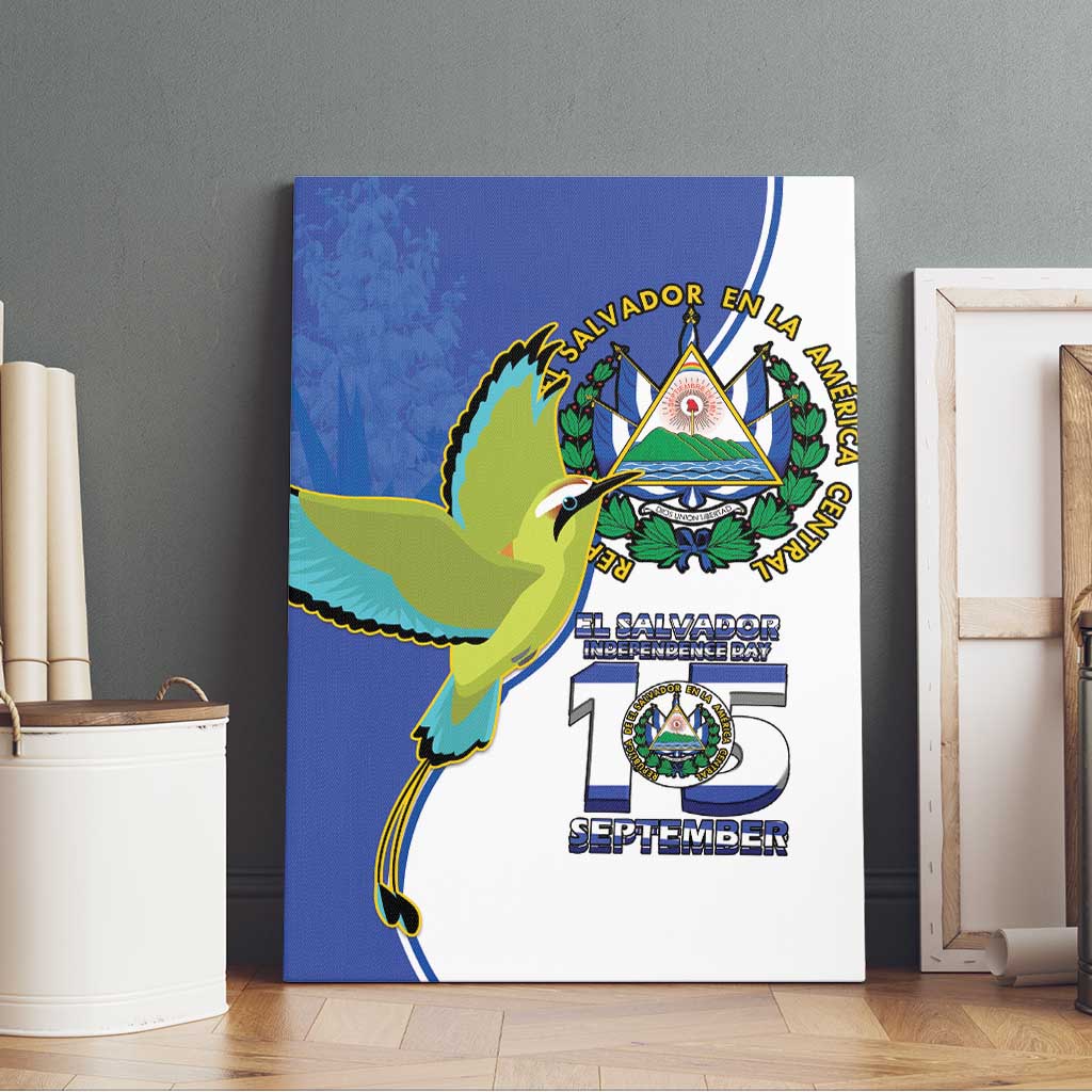 El Salvador Independence Day Canvas Wall Art Dios Union Libertad - Wonder Print Shop