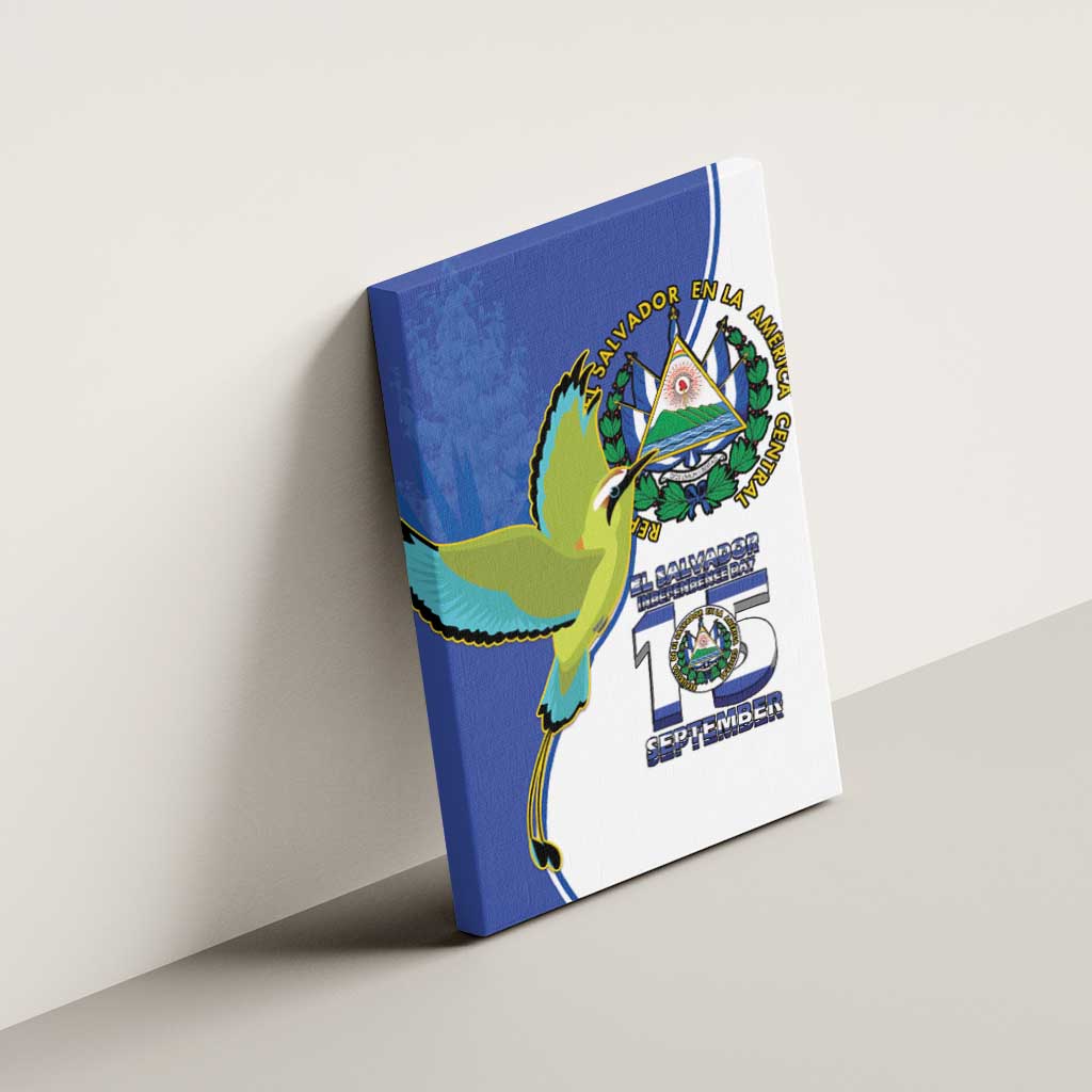 El Salvador Independence Day Canvas Wall Art Dios Union Libertad - Wonder Print Shop