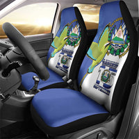 El Salvador Independence Day Car Seat Cover Dios Union Libertad - Wonder Print Shop