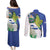 El Salvador Independence Day Couples Matching Puletasi and Long Sleeve Button Shirt Dios Union Libertad - Wonder Print Shop