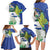 El Salvador Independence Day Family Matching Long Sleeve Bodycon Dress and Hawaiian Shirt Dios Union Libertad - Wonder Print Shop
