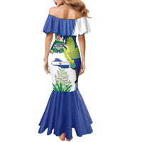El Salvador Independence Day Family Matching Mermaid Dress and Hawaiian Shirt Dios Union Libertad - Wonder Print Shop